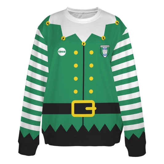County Fermanagh Novelty Ugly Sweater Elf