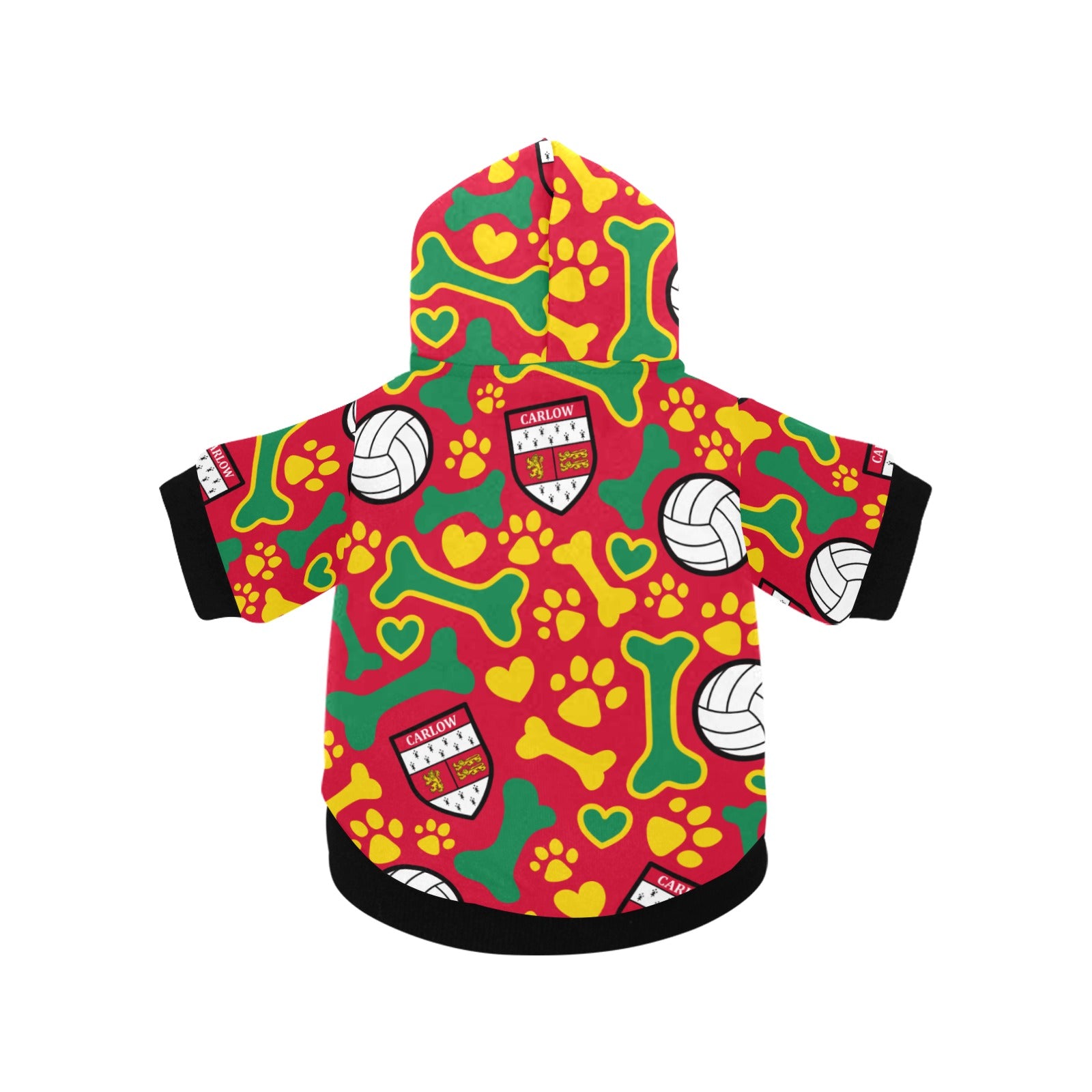 County Carlow Pooch Pattern Pet Hoodie