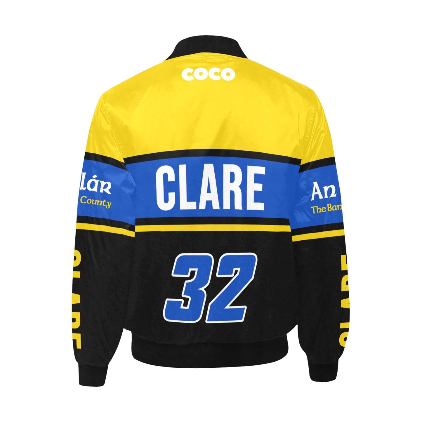 County Clare Vintage Quilted Bomber Jacket