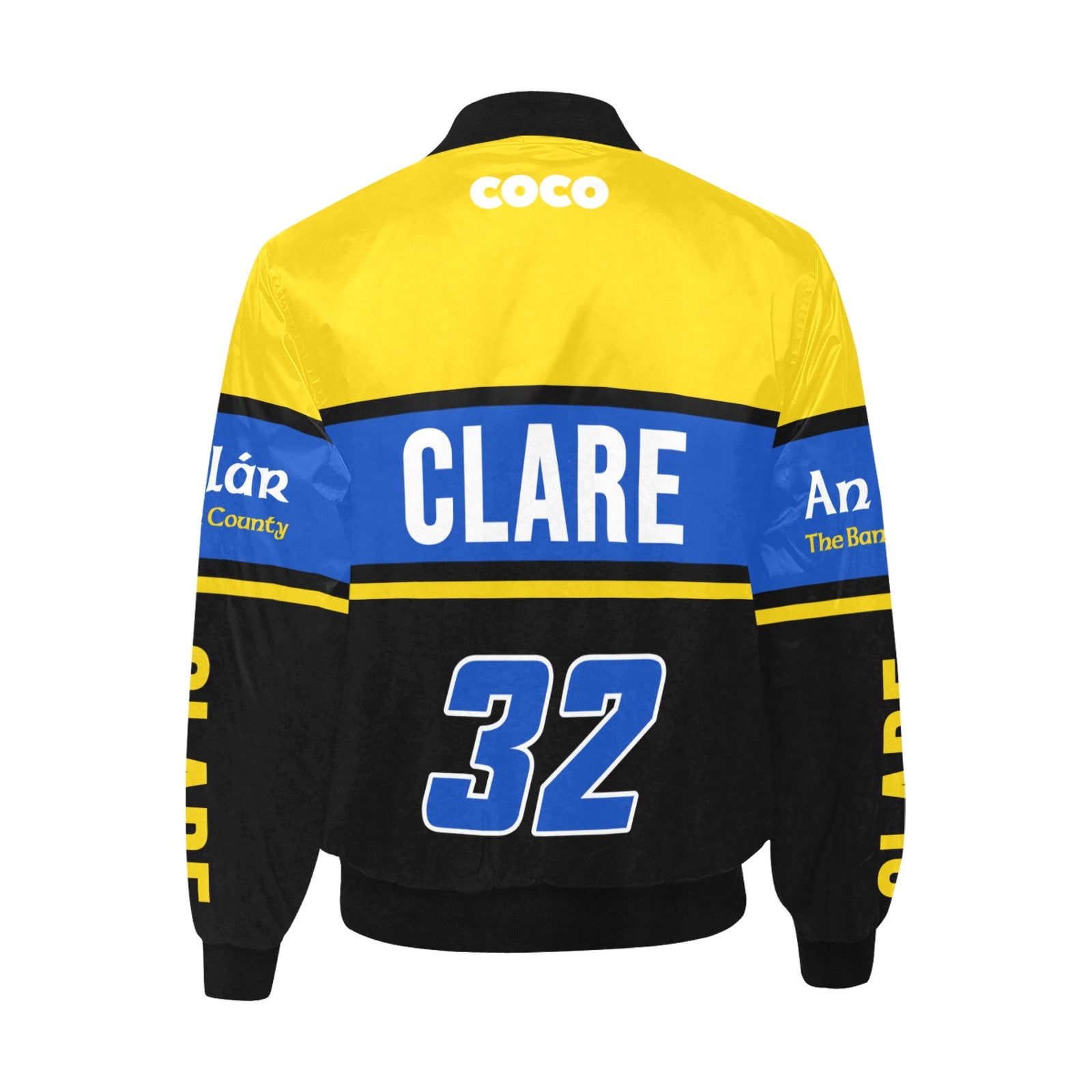 County Clare Vintage Quilted Bomber Jacket