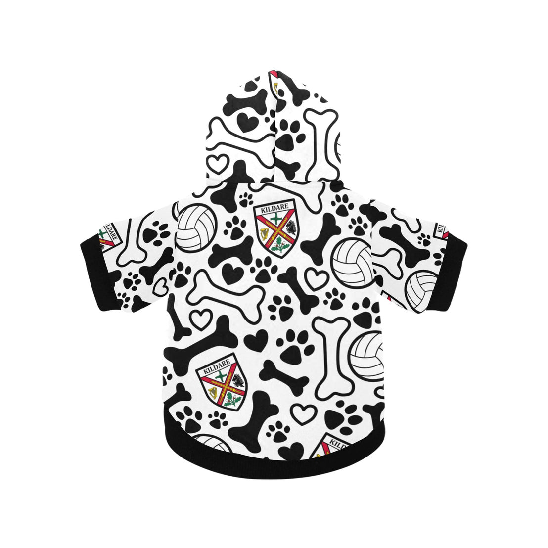 County Kildare Pooch Pattern Pet Hoodie
