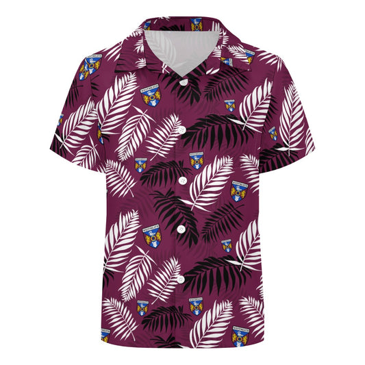 County Westmeath Hawaiian Button Up Shirt - Kids
