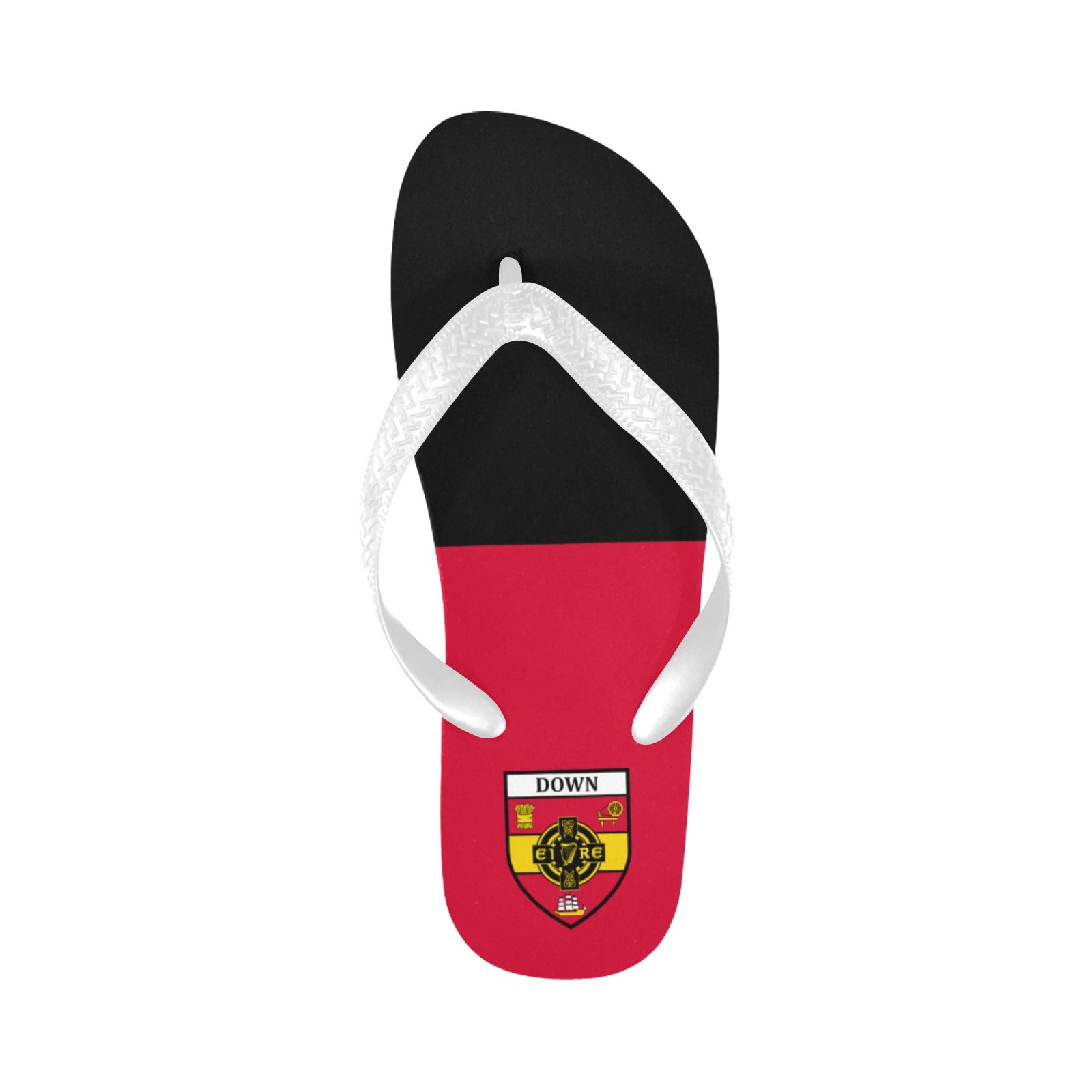County Down Classic Crest Flip Flops