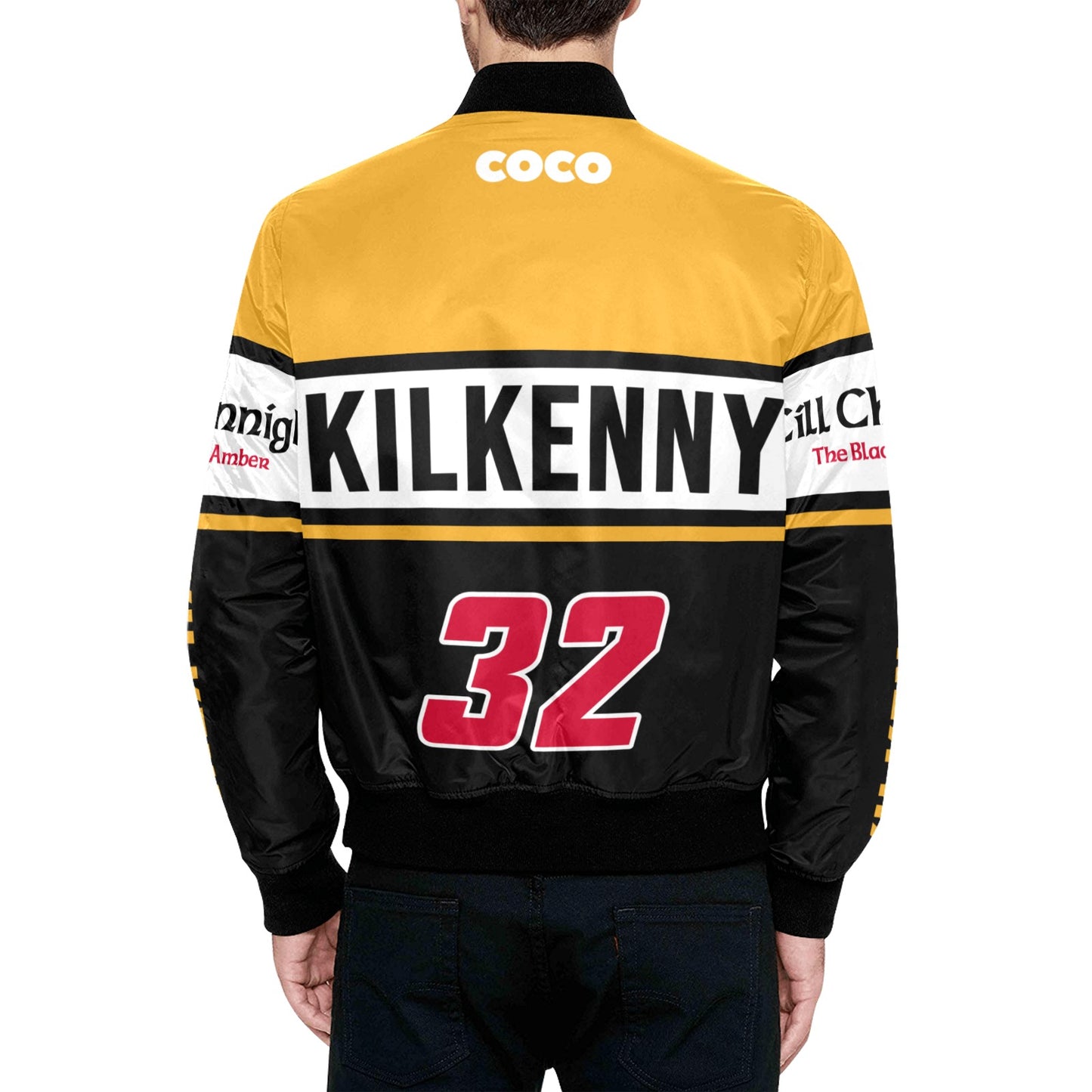 County Kilkenny Vintage Quilted Bomber Jacket