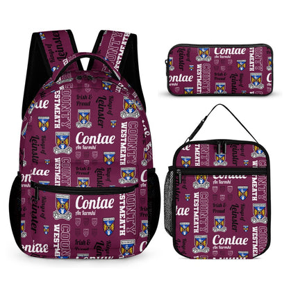 County Westmeath Backpack, Lunch Bag & Pencil Case Set