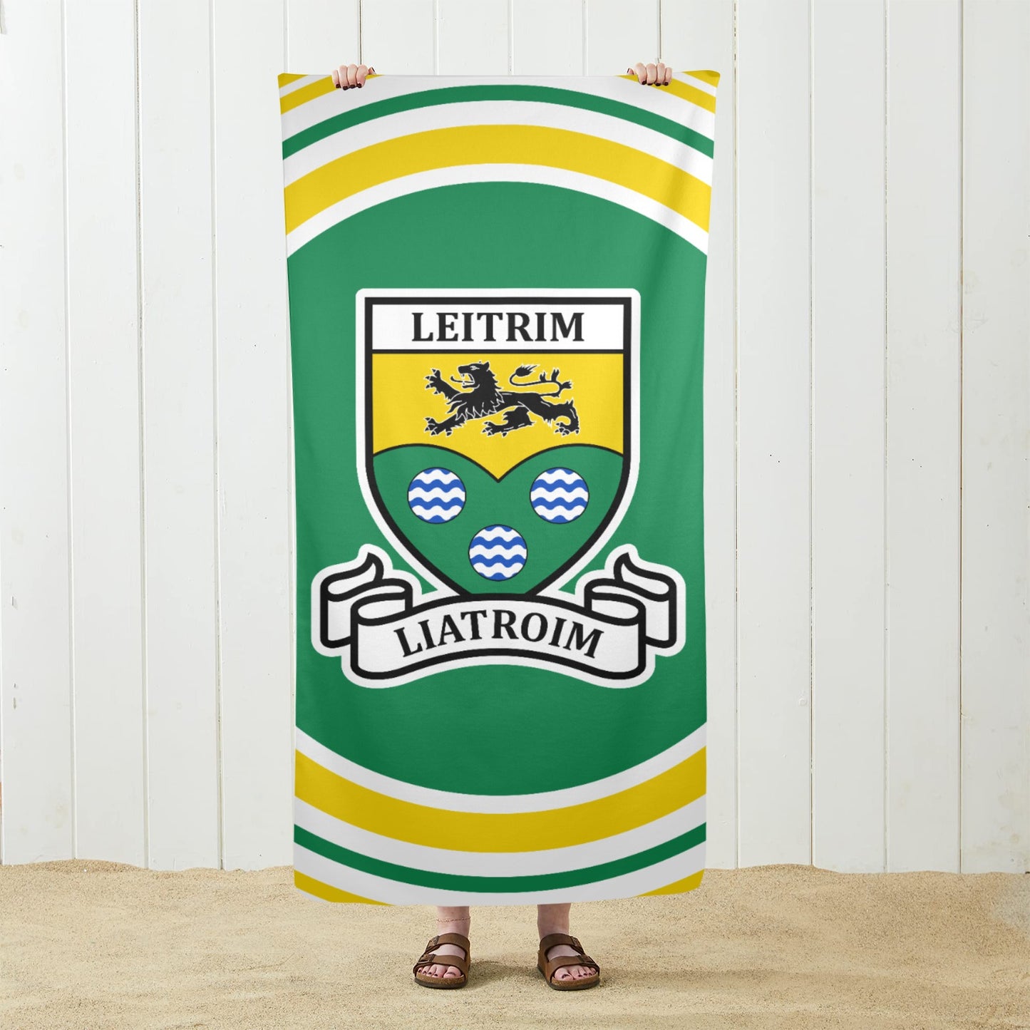 County Leitrim Pulse Beach Towel