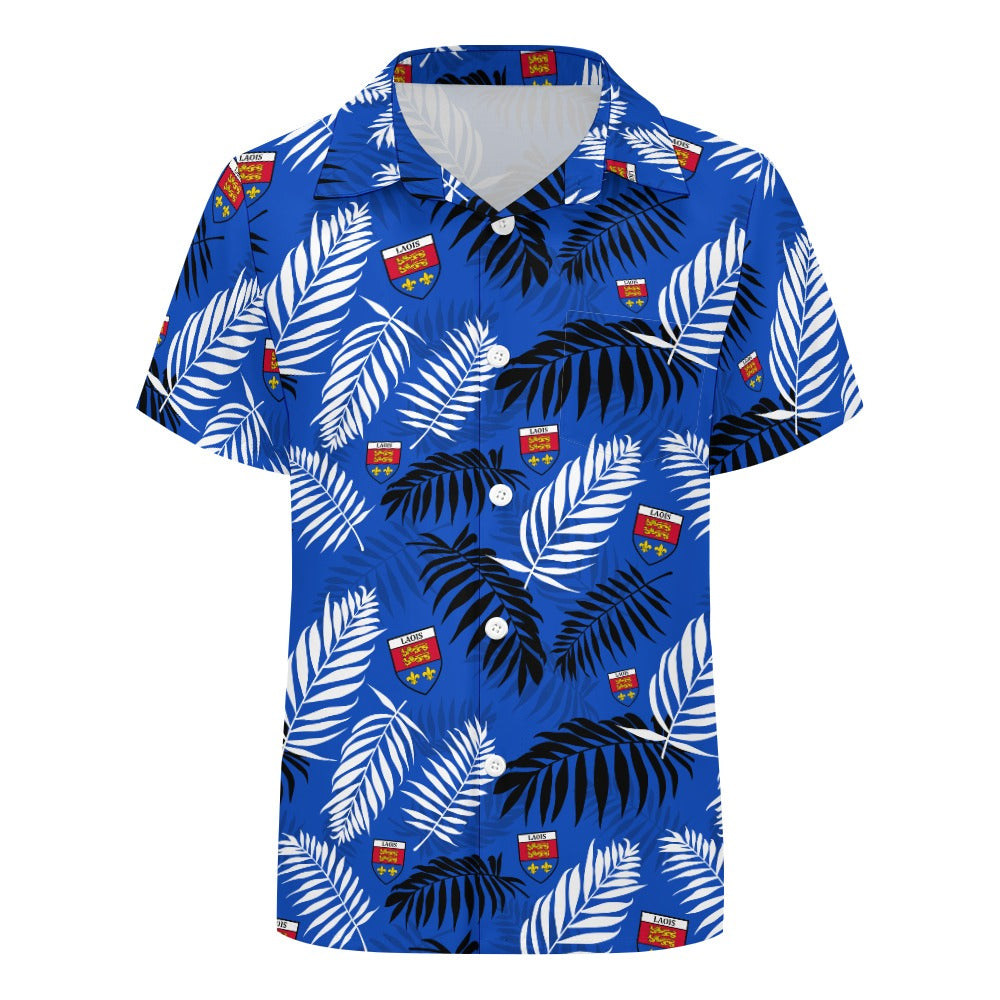 County Laois Hawaiian Button Up Shirt - Kids