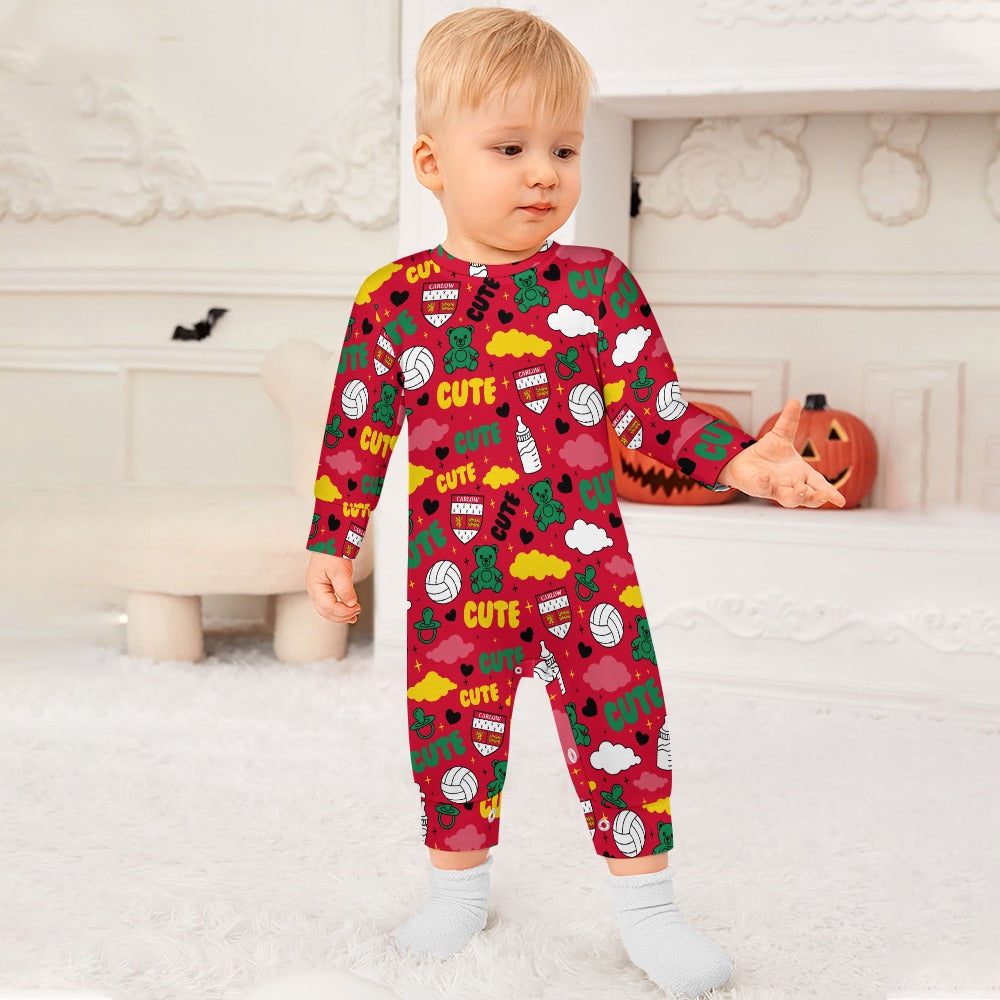 County Carlow Cute Baby Sleepsuit