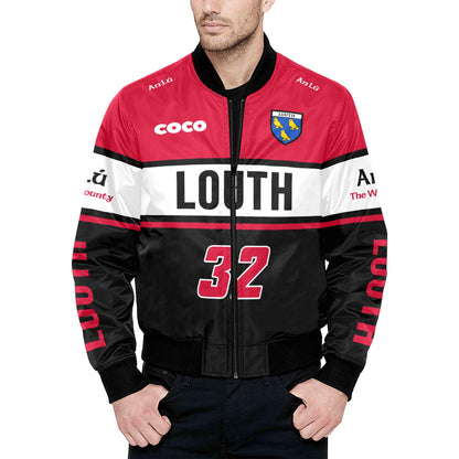 County Louth Vintage Quilted Bomber Jacket