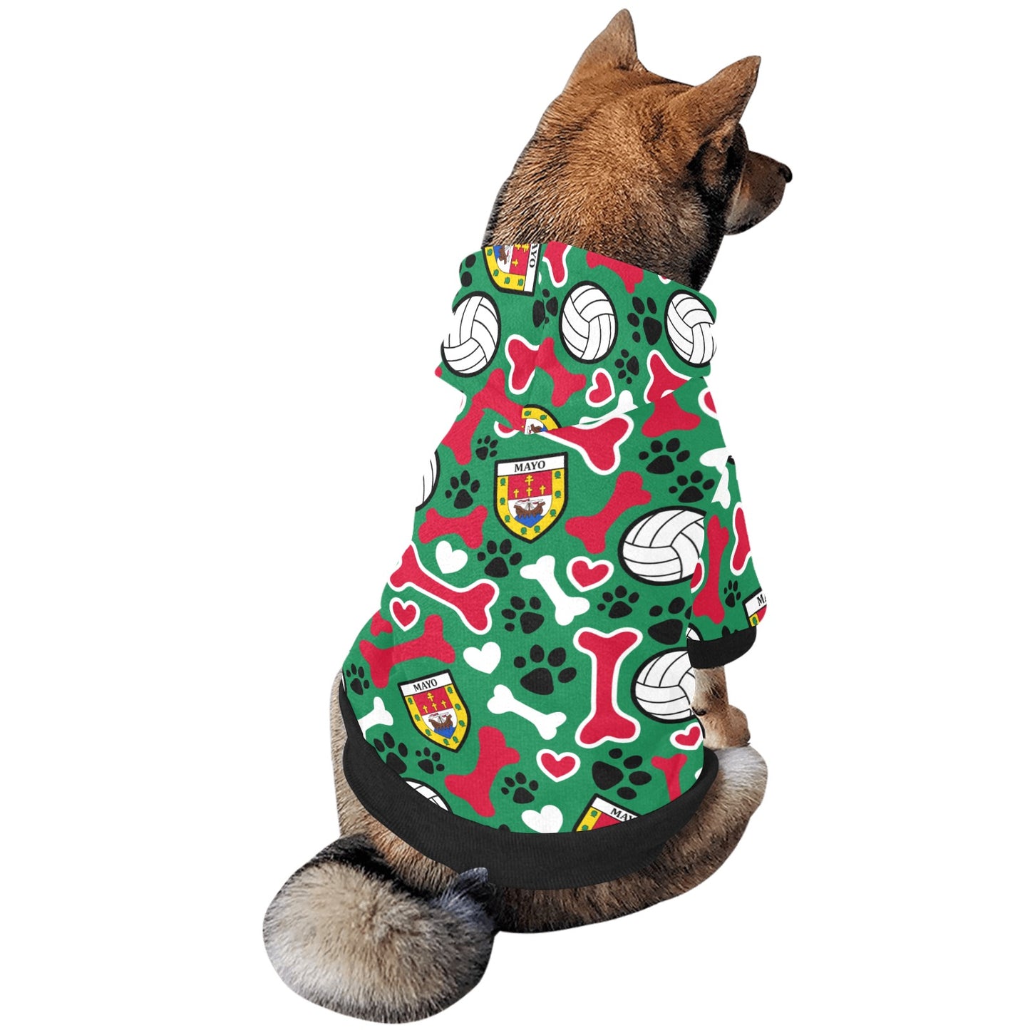 County Mayo Pooch Pattern Pet Hoodie