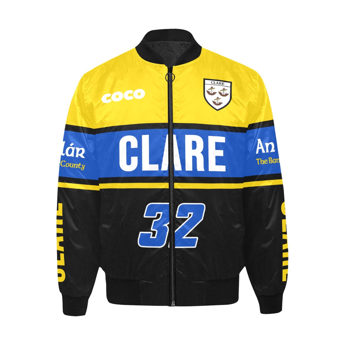 County Clare Vintage Quilted Bomber Jacket 5XL