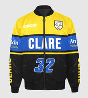 County Clare Vintage Quilted Bomber Jacket
