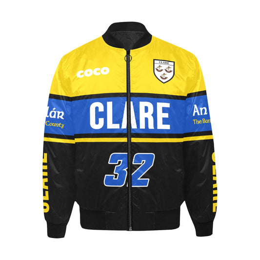 County Clare Vintage Quilted Bomber Jacket 5XL