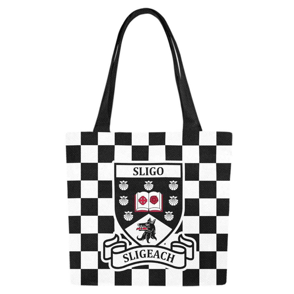 County Sligo Chequered Canvas Tote Bag Set