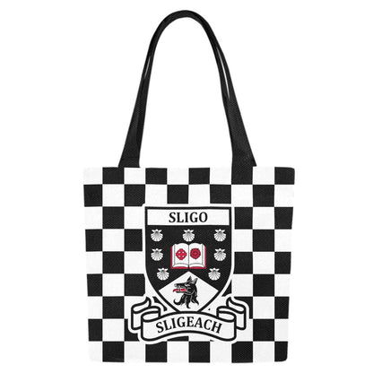 County Sligo Chequered Canvas Tote Bag Set