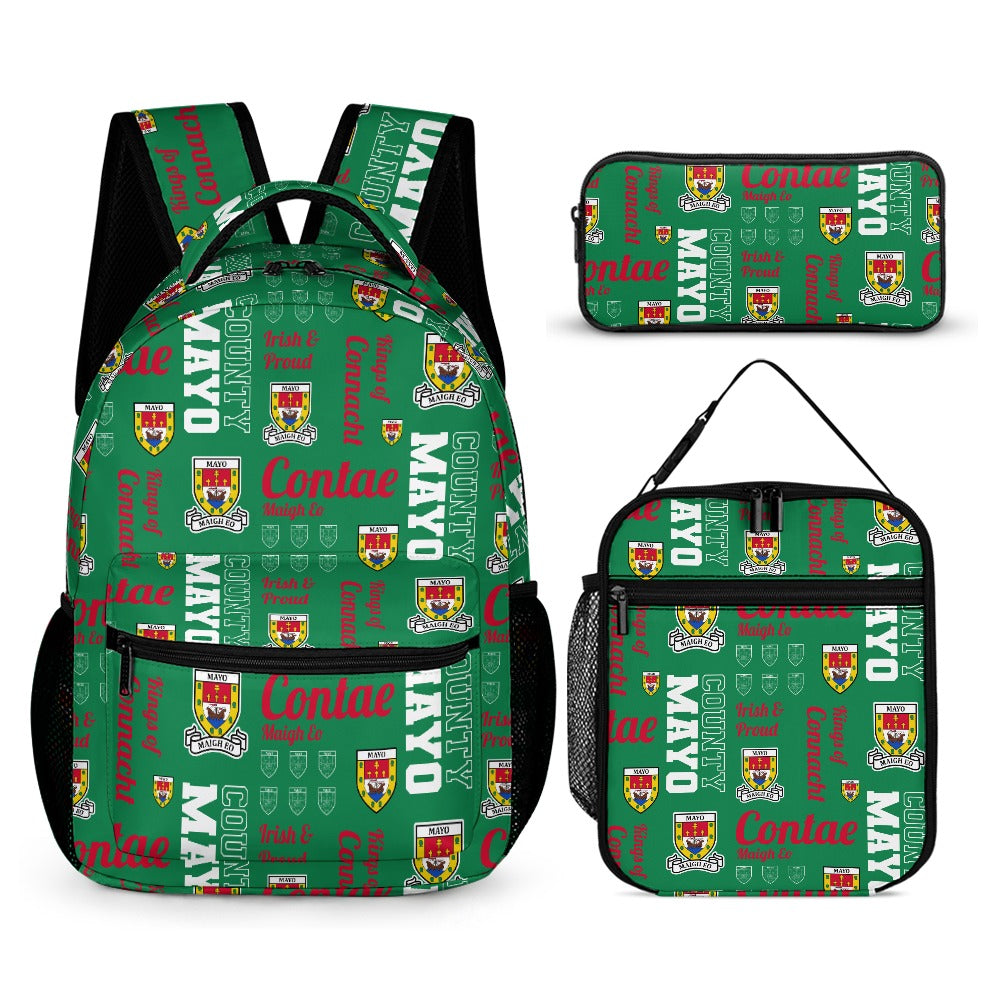 County Mayo Backpack, Lunch Bag & Pencil Case Set