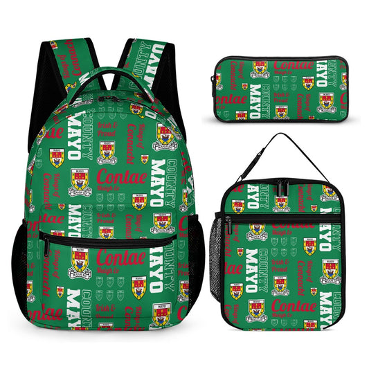 County Mayo Backpack, Lunch Bag & Pencil Case Set