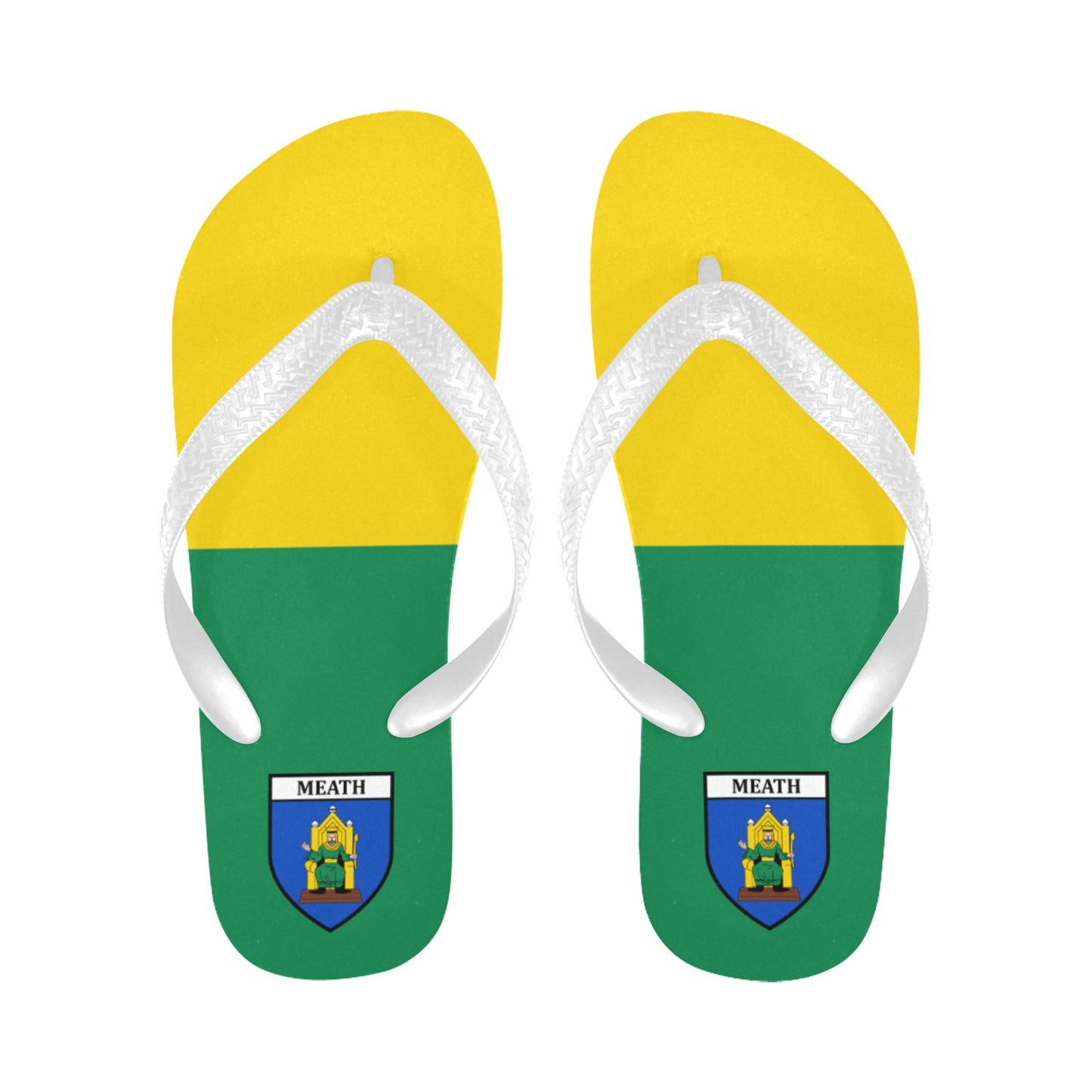 County Meath Classic Crest Flip Flops