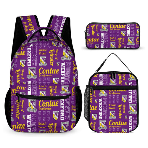 County Wexford Backpack, Lunch Bag & Pencil Case Set