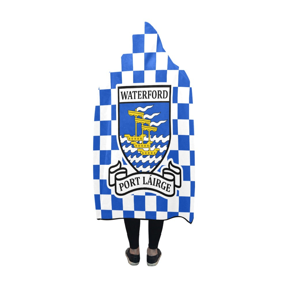 County Waterford Premium Chequered Hooded Blanket