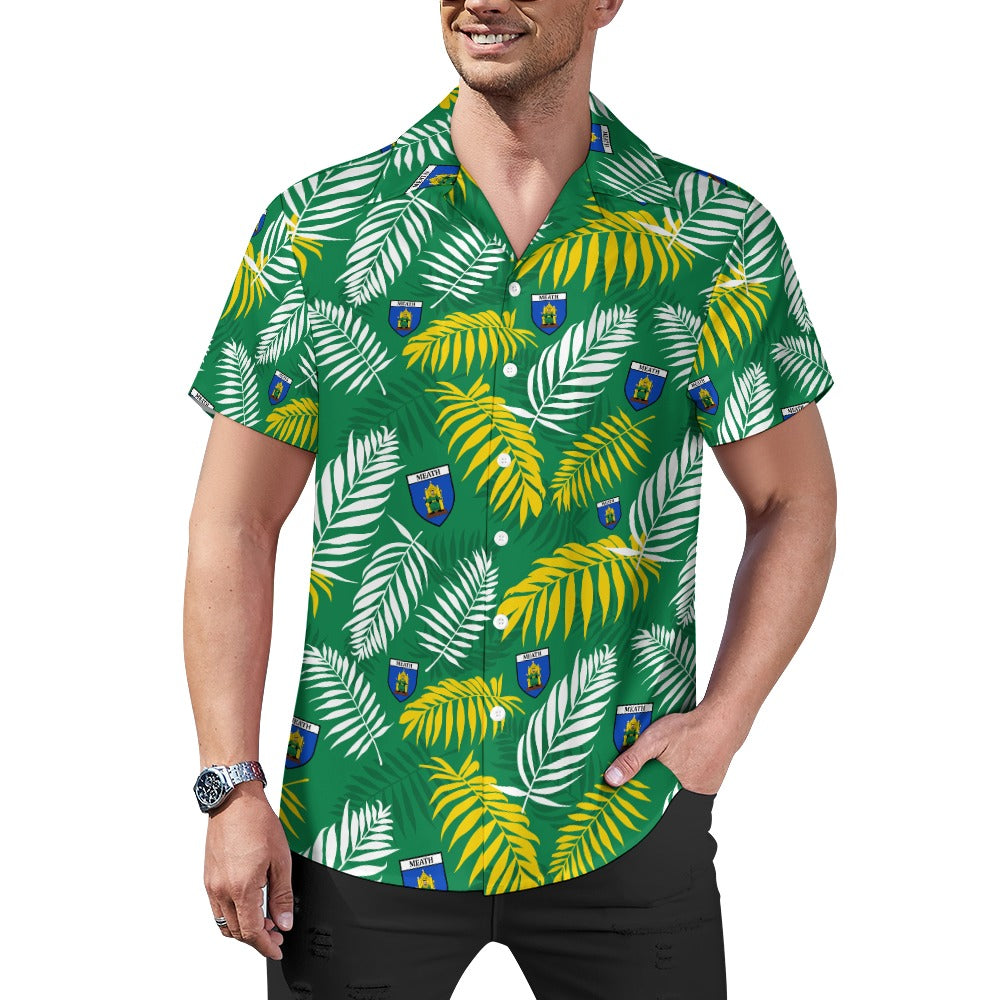 County Meath Hawaiian Button Up Shirt - Adults