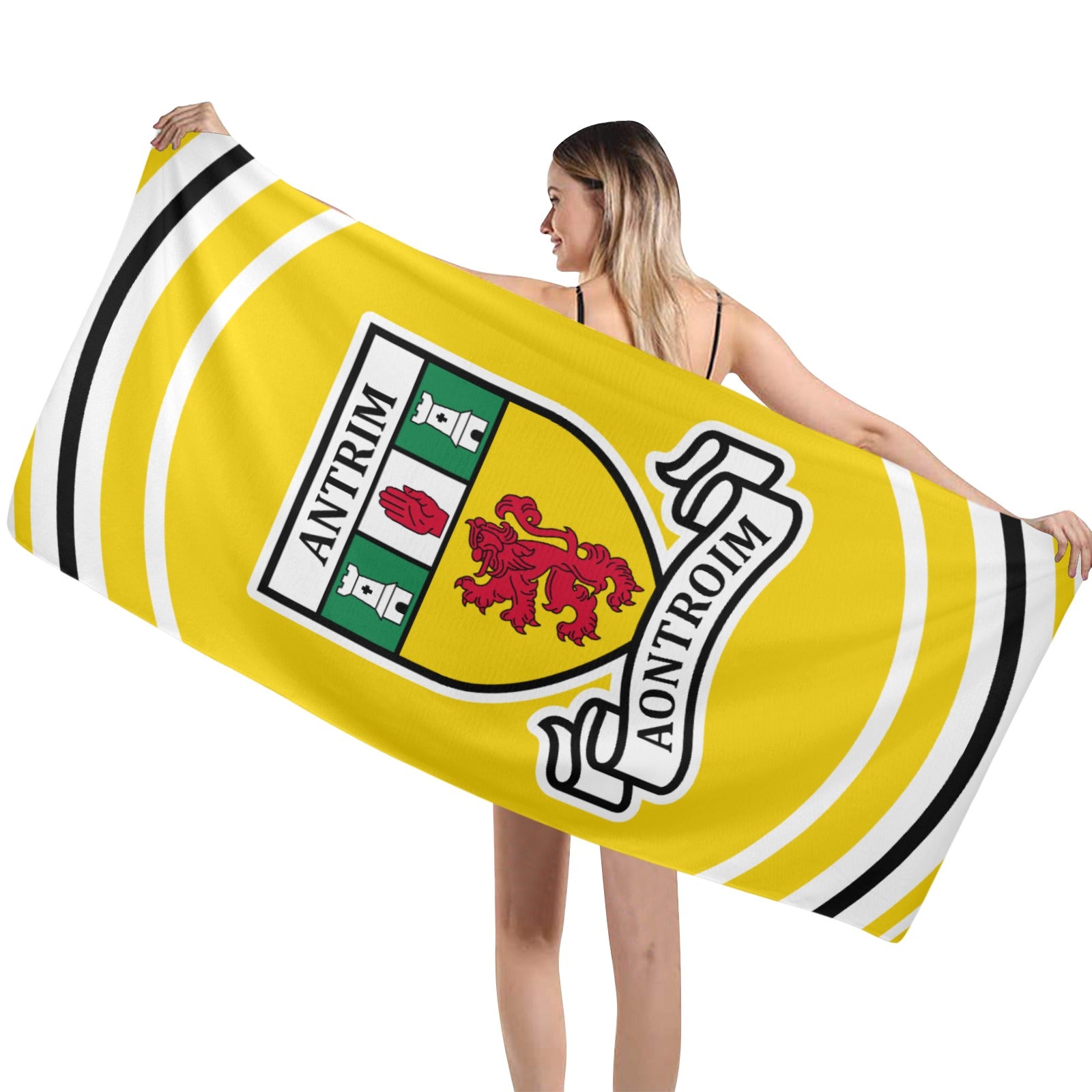 County Antrim Pulse Beach Towel