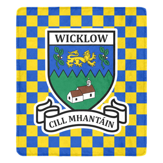 County Wicklow Chequered Ultra-Soft Throw Blanket