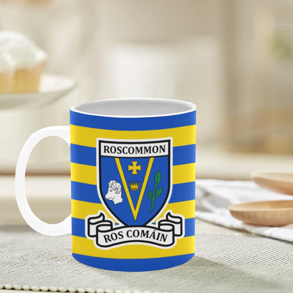 County Roscommon Retro Stripes Mug