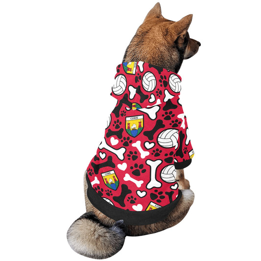 County Cork Pooch Pattern Pet Hoodie