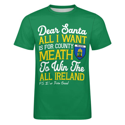 County Meath Dear Santa T-Shirt 4XL