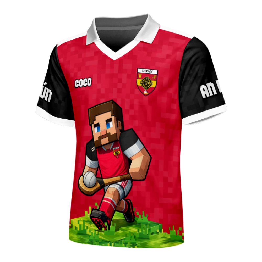 County Down Little Legends Jersey - Kids Hurling
