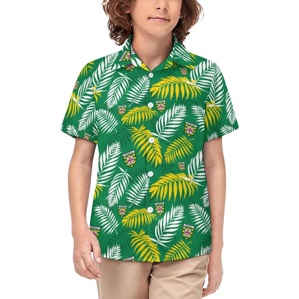 County Donegal Hawaiian Button Up Shirt - Kids