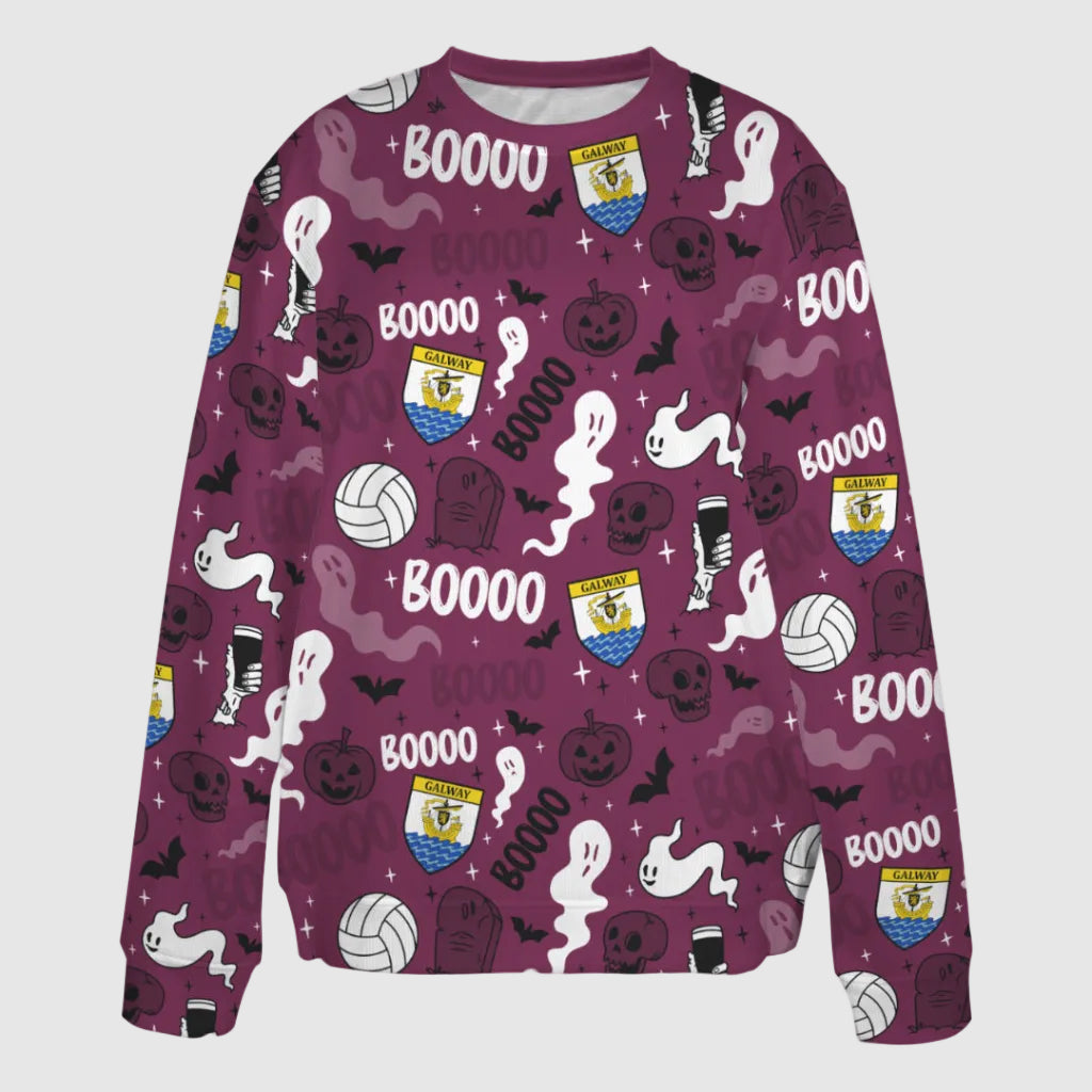 County Galway Ghostly Halloween Sweater