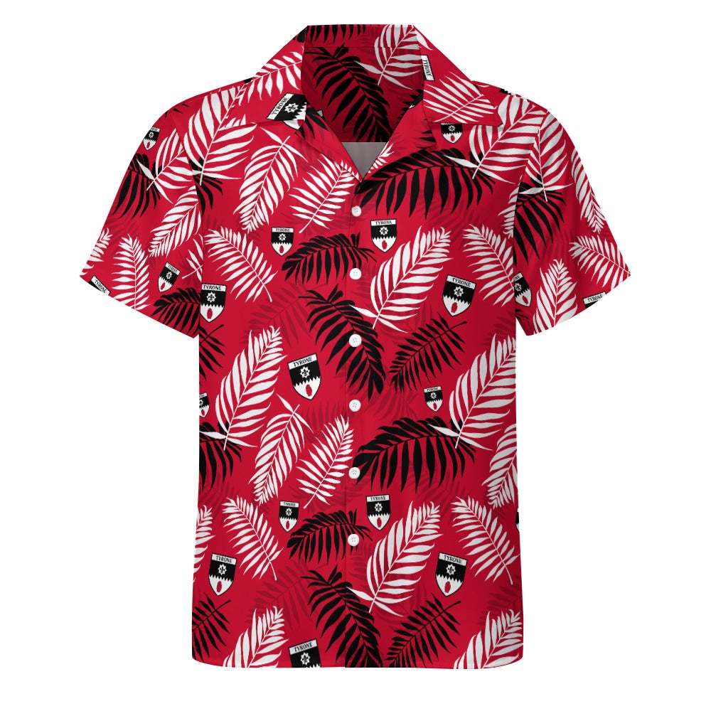 County Tyrone Hawaiian Button Up Shirt - Adults 4XL
