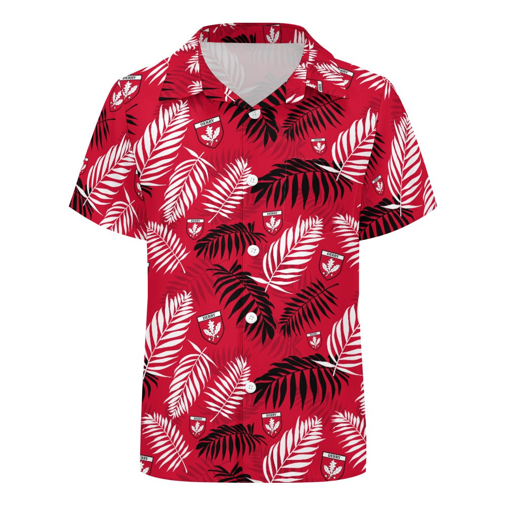 County Derry Hawaiian Button Up Shirt - Kids