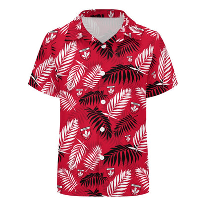 County Derry Hawaiian Button Up Shirt - Kids