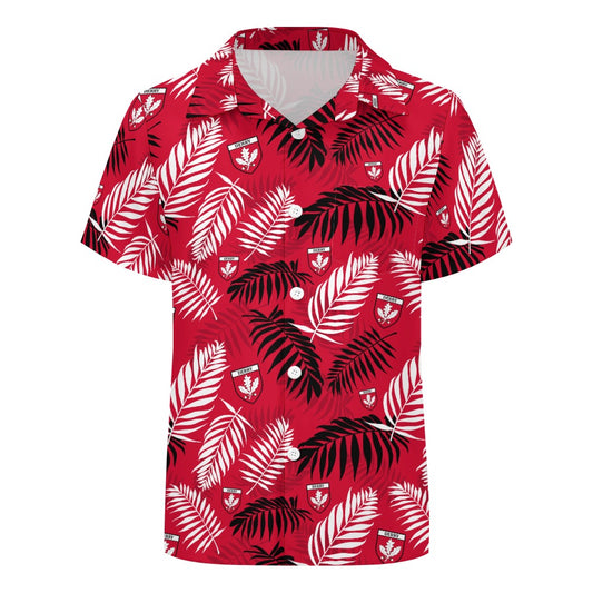County Derry Hawaiian Button Up Shirt - Kids