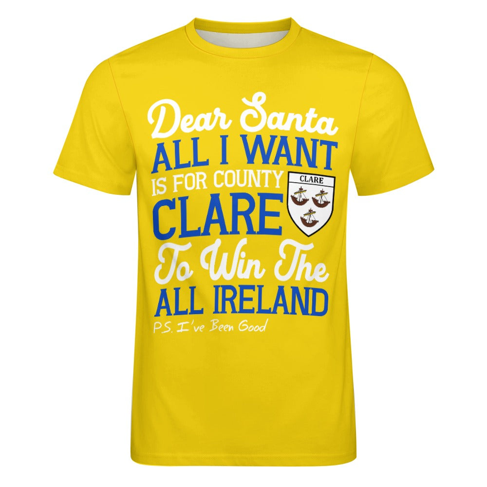 County Clare Dear Santa T-Shirt 4XL