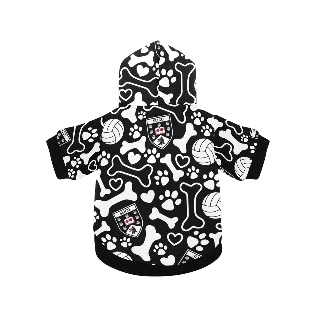 County Sligo Pooch Pattern Pet Hoodie