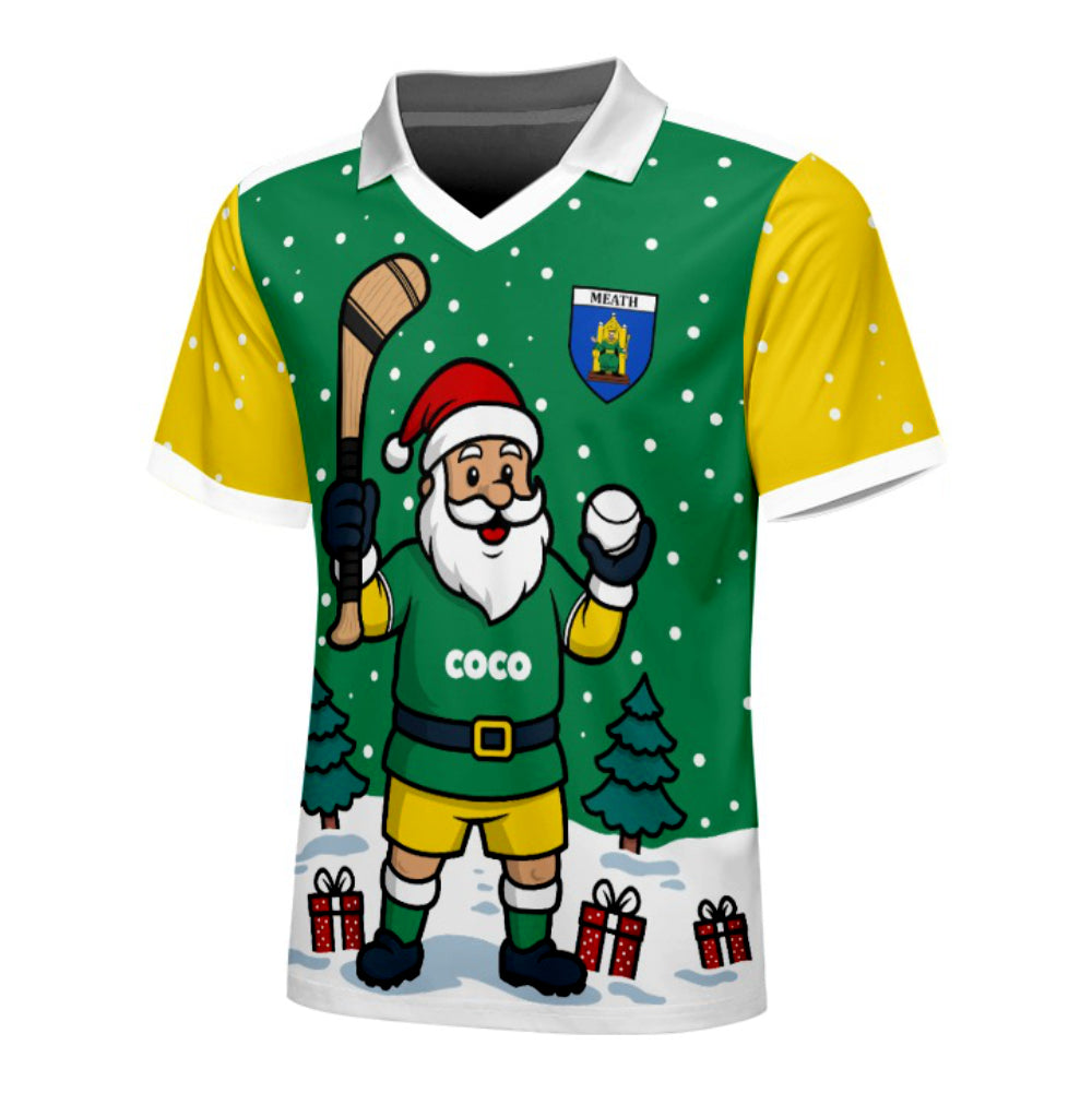 County Meath Christmas Jersey - Kids Hurling