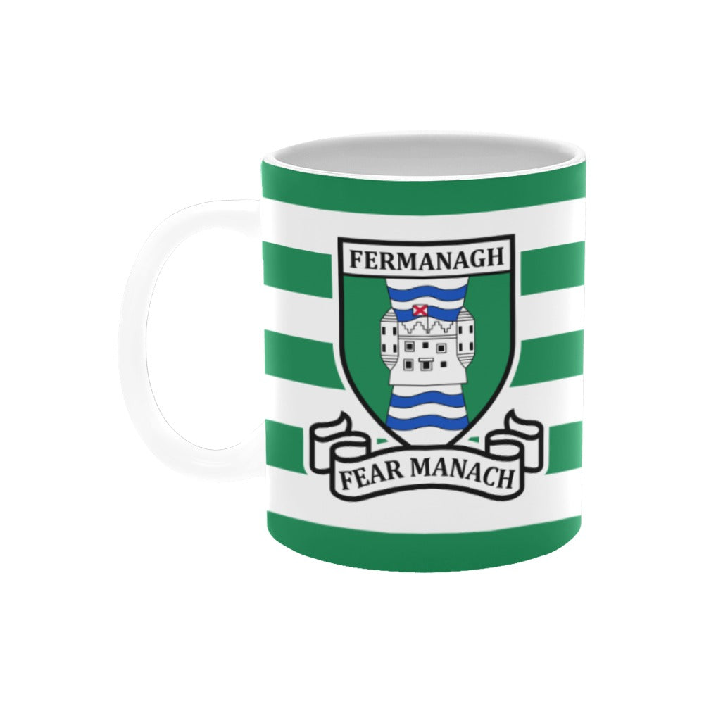 County Fermanagh Retro Stripes Mug