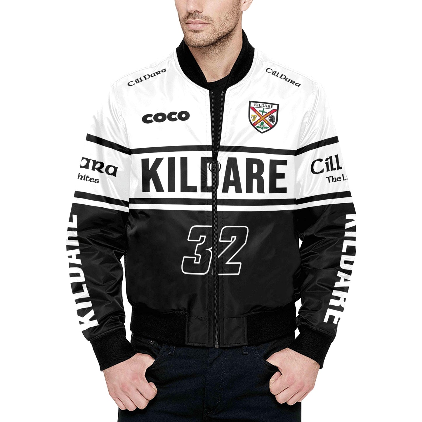 County Kildare Vintage Quilted Bomber Jacket