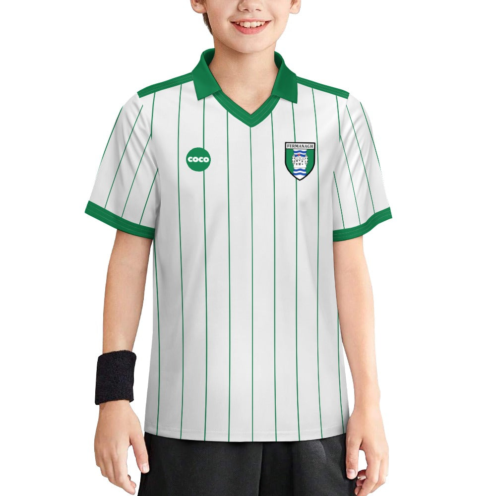 County Fermanagh Retro Jersey Away Edition - Kids