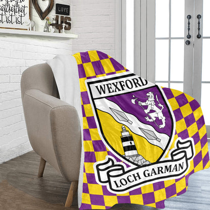 County Wexford Chequered Ultra-Soft Throw Blanket