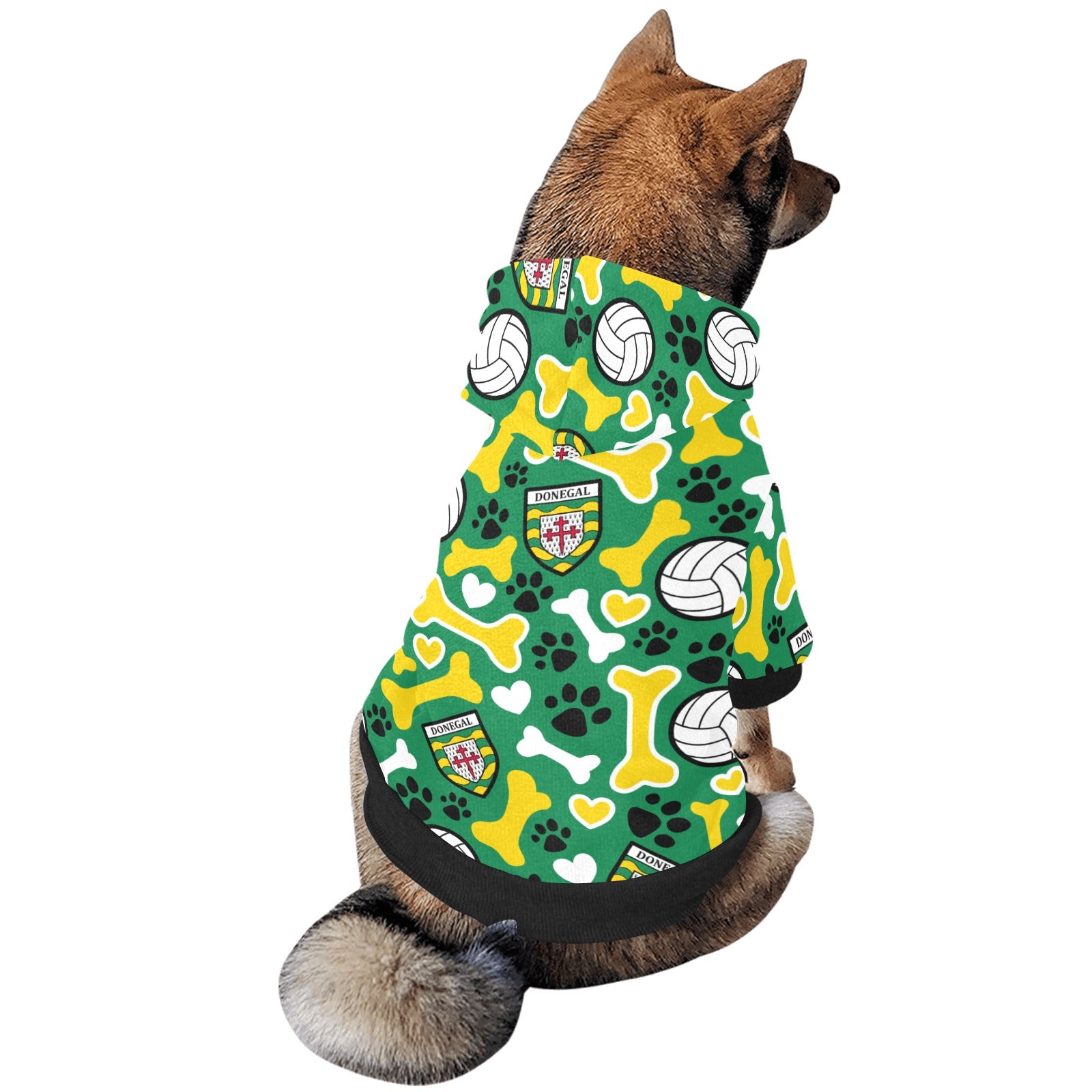 County Donegal Pooch Pattern Pet Hoodie