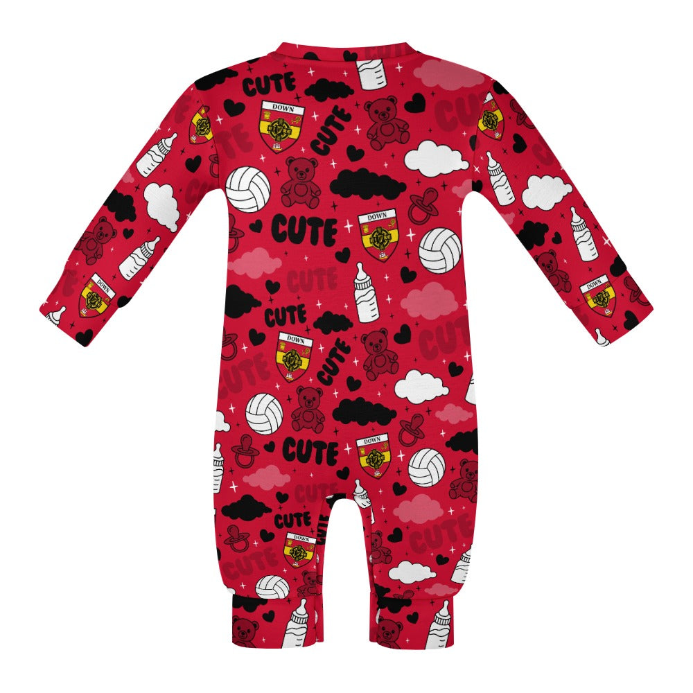 County Down Cute Baby Sleepsuit