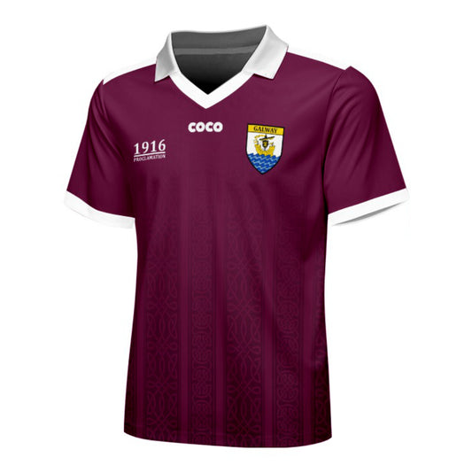 County Galway 1916 Proclamation Jersey - Kids Age 9-10