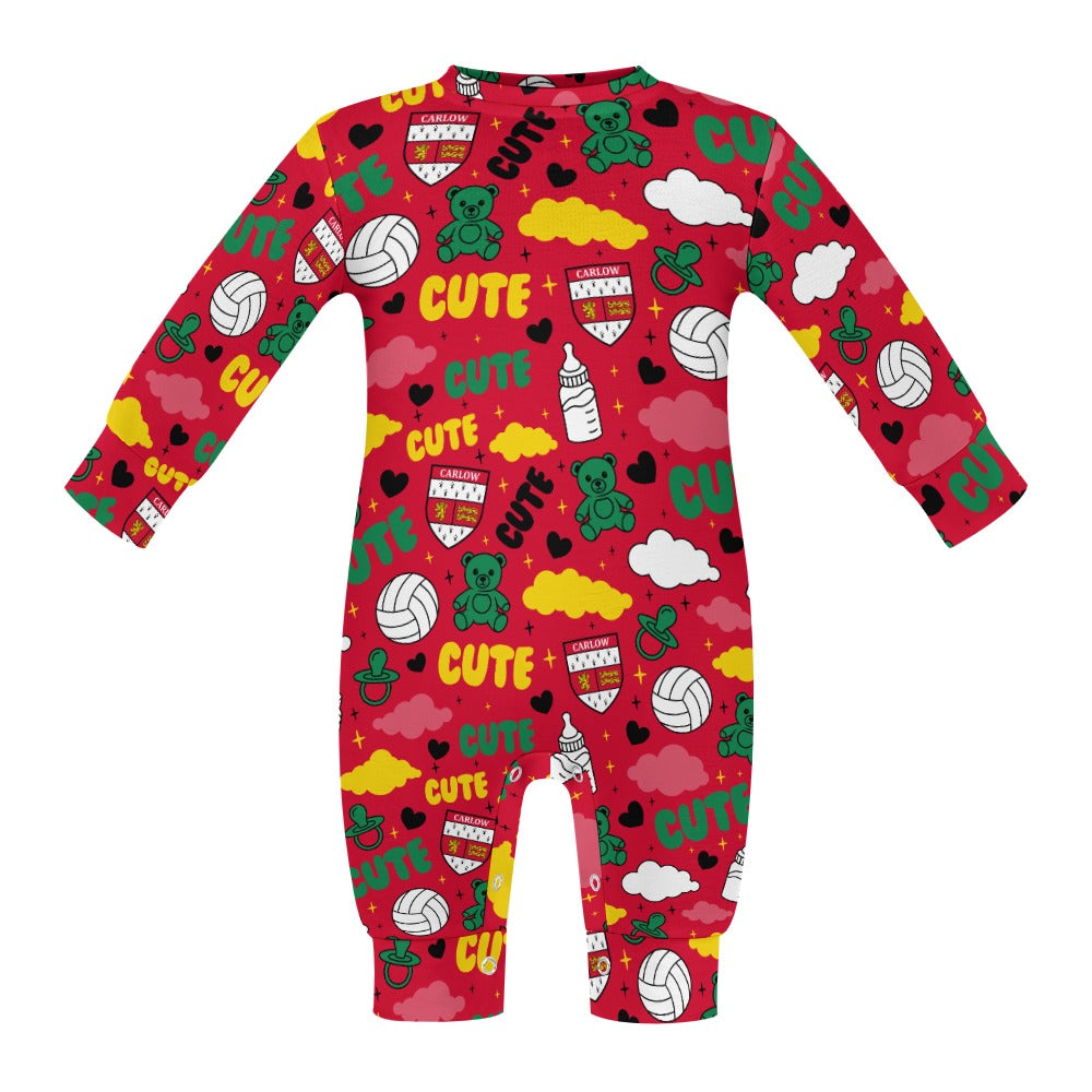 County Carlow Cute Baby Sleepsuit