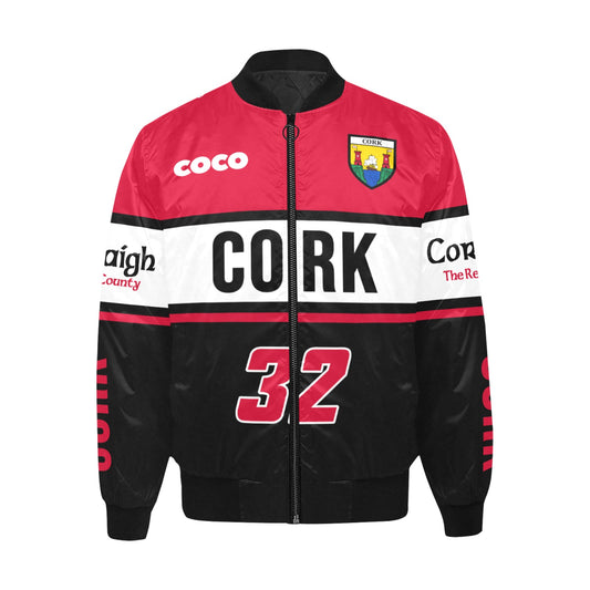 County Cork Vintage Quilted Bomber Jacket 5XL