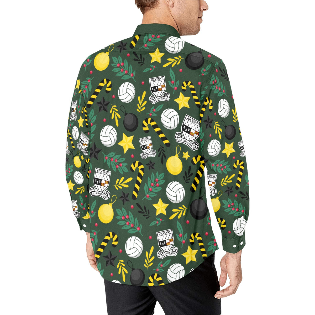 County Kilkenny Christmas Button Up Shirt